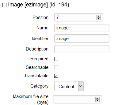 New image Field in the Article Content Type